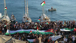 Italy, Spain deploy naval vessels to protect flotilla