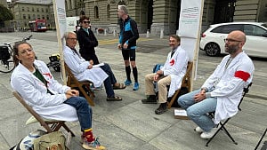 Swiss medics start hunger protest over Gaza