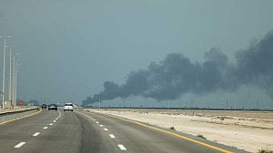 Saudi Arabia says attacks cut oil output