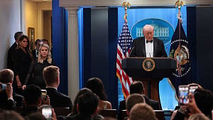 Trump calls suspect in press dinner attack 'pretty sick guy'