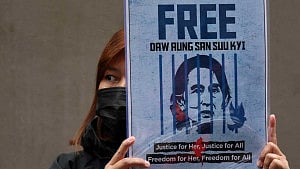 Myanmar cuts ex-leader Aung San Suu Kyi's sentence