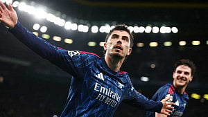 Havertz gives Arsenal 1-0 lead over Sporting
