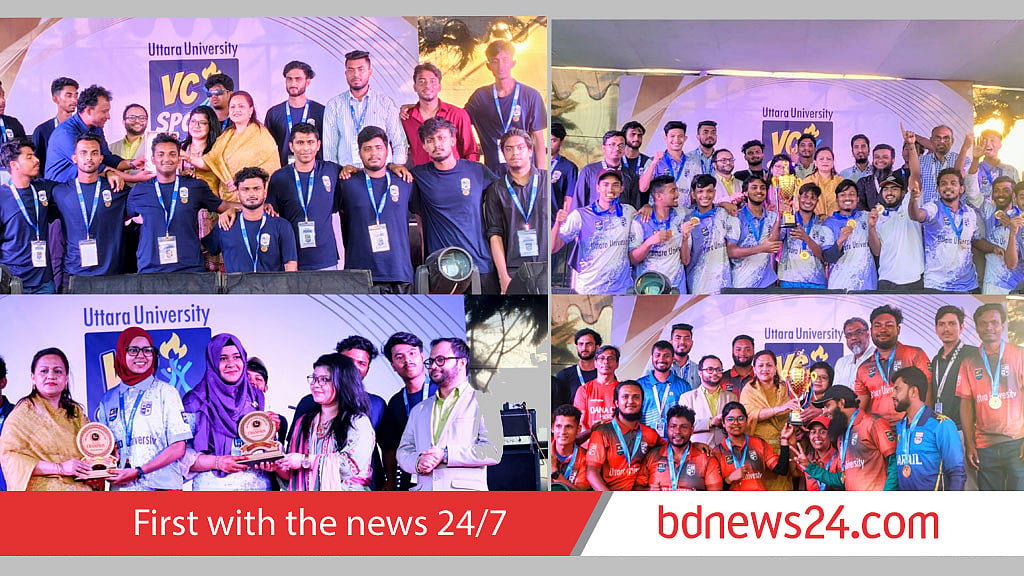 Uttara University closes VC Sports Week 2026 with trophies, cultural evening