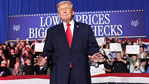 Trump repeatedly claims victory over high prices