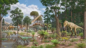 Predators targeted baby long-neck dinosaurs