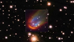White dwarf star unleashes spectacular shockwave