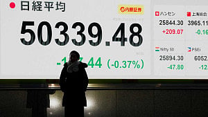 Asia shares near record high on AI optimism