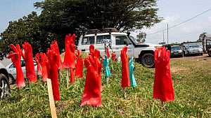 Congo Ebola workers protest unpaid wages