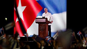 Cuban president accuses US of 'political genocide'