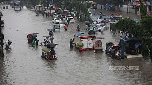 Dhaka sees 110mm of rain in 27 hours