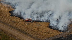 France, Spain contain huge blazes