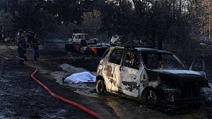 Two dead after wildfire guts Greek house