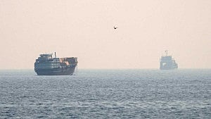 Traffic through Hormuz slows as tensions flare