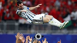 Messi matches 96-year World Cup feat