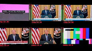 ABC, NBC, CNN skip Trump's election-security speech