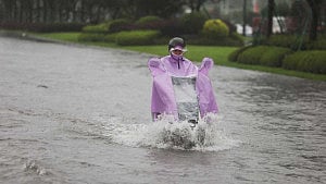 Typhoon Bavi batters east China
