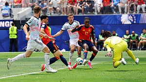 Spain edges past Belgium into World Cup semis