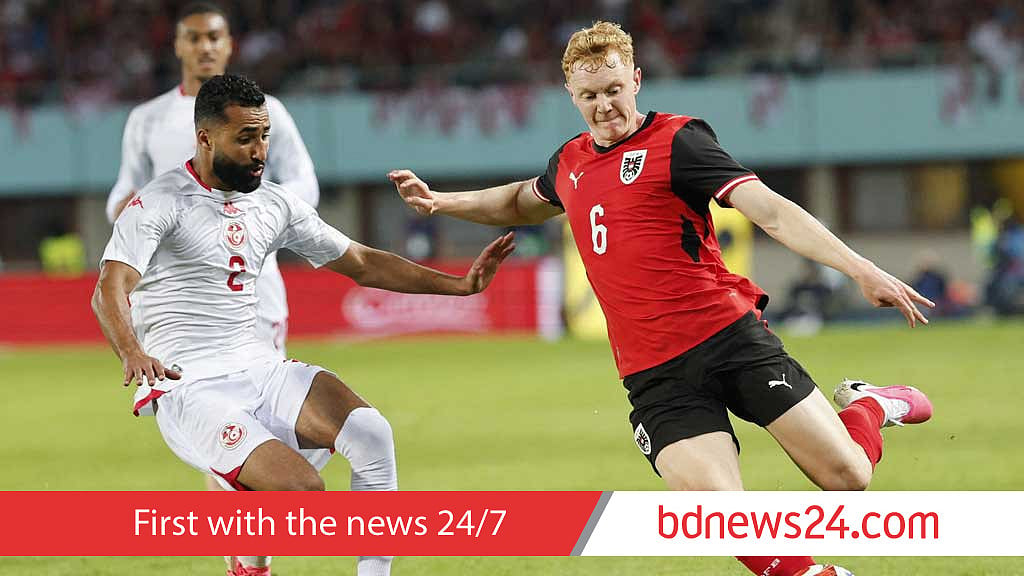 Sabitzer fires 10-man Austria past Tunisia