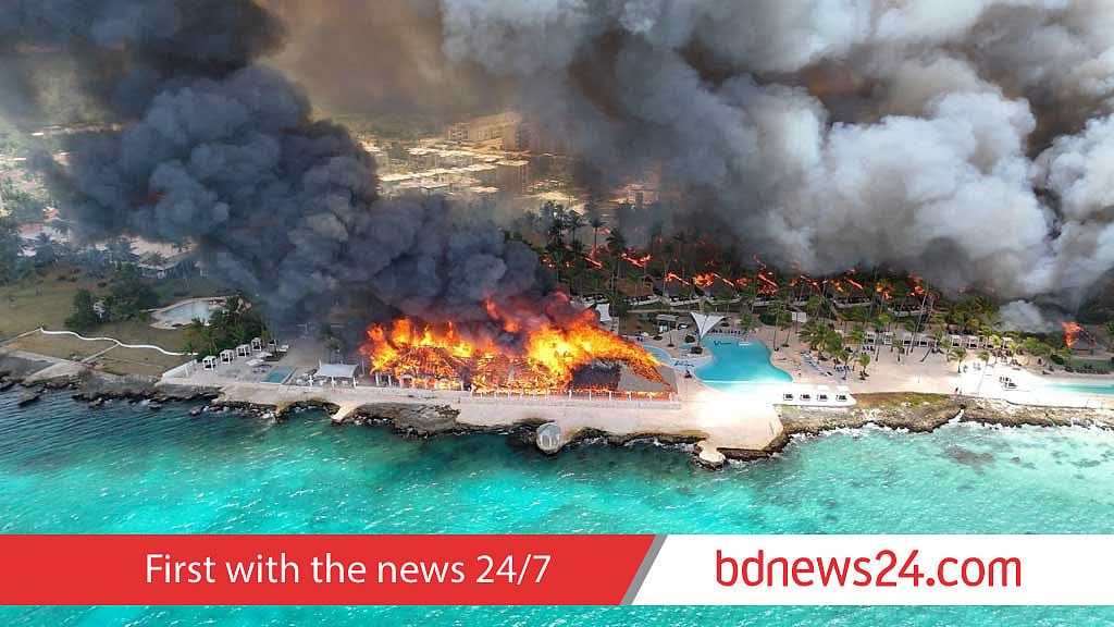 1 killed, 1,700 evacuated in Dominican Republic hotel fire
