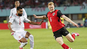 Sabitzer fires 10-man Austria past Tunisia