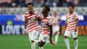 Balogun double powers US to flying start