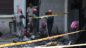 Delhi hotel fire rescuers recall couple’s ‘last hug’