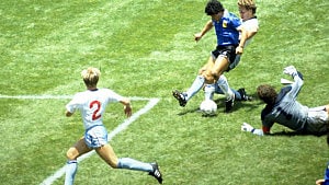Maradona’s ‘Hand of God’ ball up for auction