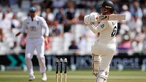 Ravindra, Mitchell build up New Zealand lead