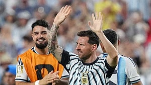 Tears after goal caused by 'difficult days': Messi