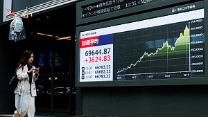 Shares surge, oil slides on Gulf deal