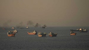 Tankers cross strait as Israeli strikes stir Lebanon