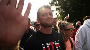 UK anti-Islam activist Robinson detained