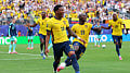 Ecuador stun Germany to reach knockouts