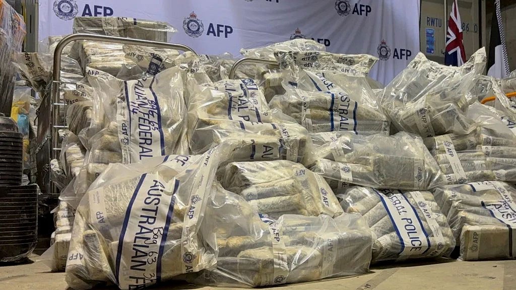 Australian police seize $572mn in cocaine