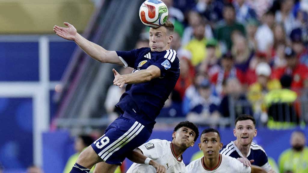 Scotland’s Lewis Ferguson in action during the FIFA World Cup 2026 Group C match against Morocco in Foxborough, US, Jun 19, 2026. REUTERS/Pilar Olivares