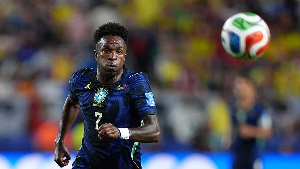 Brazil’s Vinícius Júnior in action during the FIFA World Cup 2026 Group C match against Haiti in Philadelphia, US, Jun 19, 2026. Reuters/Kyle Ross
