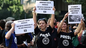 Australia broadcaster staff hold first pay strike in 20 years