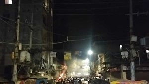 Fire erupts at Benarasi Palli