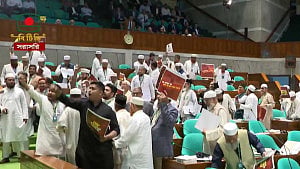 Opposition walks out over president’s speech