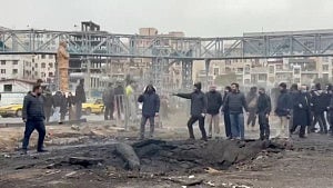 Air strikes reported across the Middle East