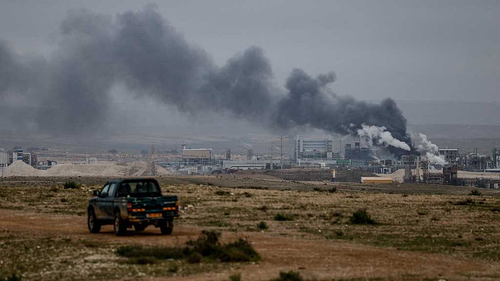Israeli industrial fire declared 'hazmat'