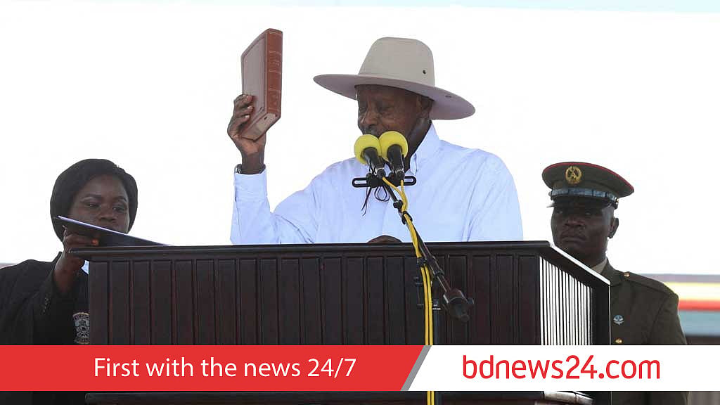 Uganda President Museveni sworn in