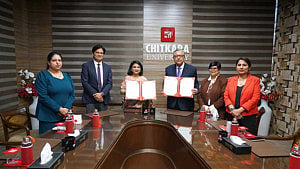 AIUB signs MoU with Chitkara University in India