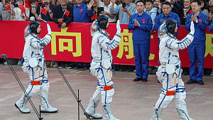 China sends astronaut on year-long space mission