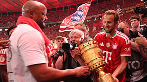 Kane hat-trick hands Bayern German Cup victory