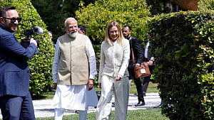 'Melodi' duo steal spotlight at Italy-India talks