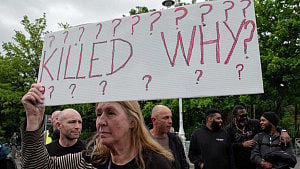 Protesters condemn Ireland's 'George Floyd moment'