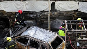 Train collision sparks bus blaze in Thailand, 8 dead