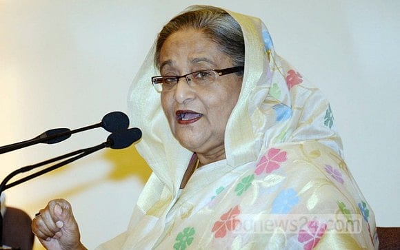 তিনি বারবারই দৃঢ়তার সঙ্গে বলেছেন, বাংলাদেশে জঙ্গি-উত্থান ঘটতে দেওয়া হবে না বা এটা তেমন কোনো রাষ্ট্র হবে না 