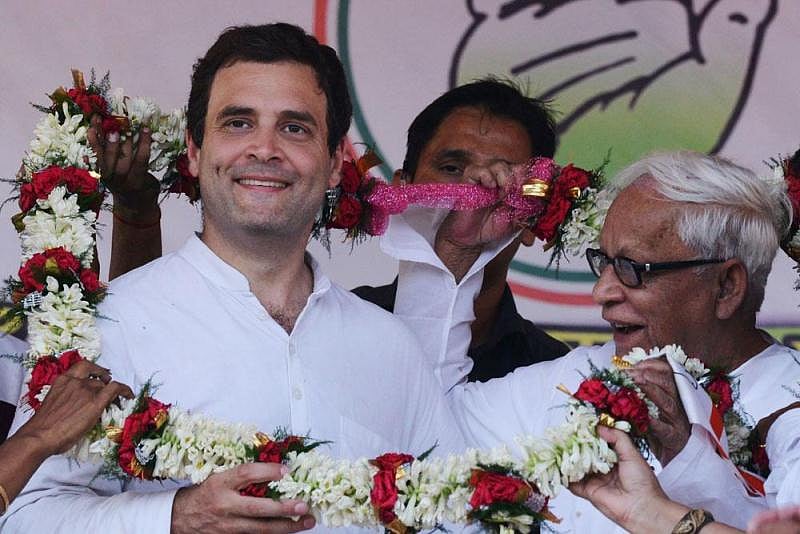 একটি মাত্র নির্বাচনী সভার বুদ্ধদেব ভট্টাচার্য এবং রাহুল গান্ধী একমঞ্চে উঠে দায় সেরেছেন 